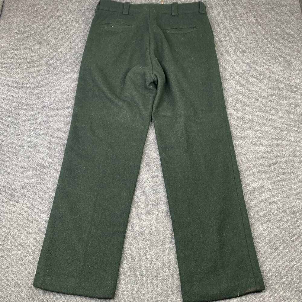 Arctic by Commander Mens Green Wool Hunting Pants Water Repellent Made in USA - Picture 8 of 8